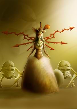 The clockwork lady Steam punk digital illustration from ...