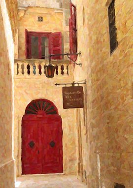 The Silent City A backstreet in the ancient silent cit ...