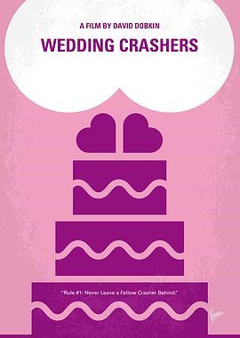 No437 My Wedding Crashers minimal movie poster -John Be ...