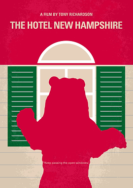 No443 My The Hotel New Hampshire minimal movie poster - ...