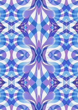 Floral Geometric Abstract G57