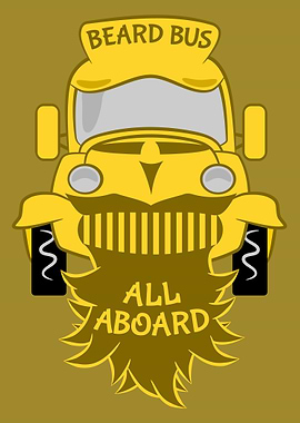 All aboard the beard bus. A bit of motivation to get th ...