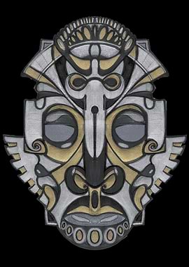 AFRO-DECO is a unique line of mask illustrations. Each ...