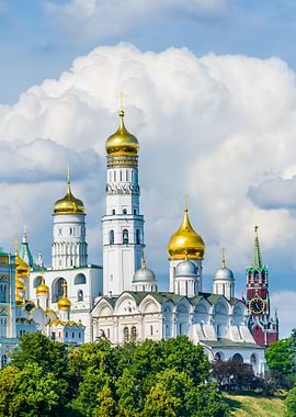 Moscow Kremlin In Summer