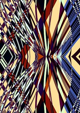 SWEEPING LINE PATTERN III-B || Vector Art. ©2015 by Pia ...