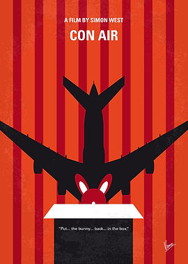 No446 My CON AIR minimal movie poster A newly released ...