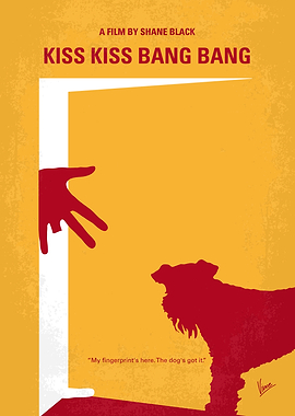 No452 My Kiss Kiss Bang Bang minimal movie poster A mu ...