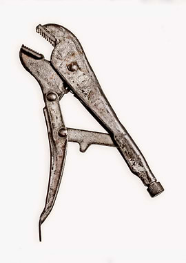 Vicegrips. A still life photographic study of old brok ...
