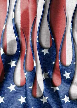 American Flag Flames, made with love.