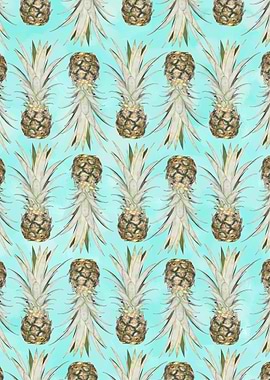 Pineapple Jungle - Aqua