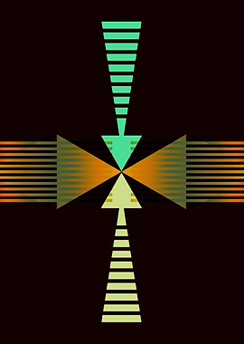 No. I of my new geometric series. Title: Arrow Types I. ...