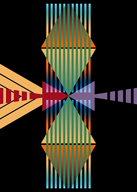 No. II-1 of my new geometric series. Title: Arrow Types ...