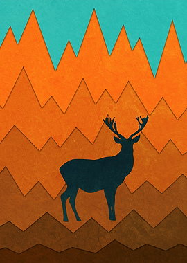 Deer silhouette
