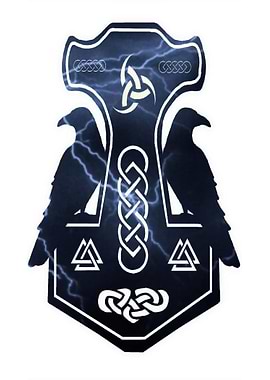 Lightning Bolt Thor&#39;s Hammer