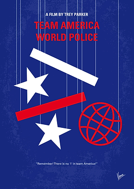 No475 My Team America minimal movie poster Popular Bro ...