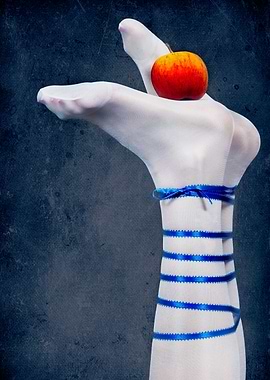 Blue Ribbon and Apple
