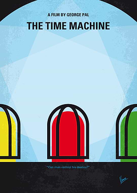 No489 My The Time Machine minimal movie poster A Victo ...