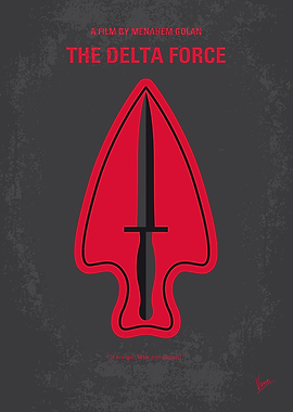 No493 My The Delta Force minimal movie poster A 707 ai ...
