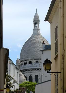 'View down the street'