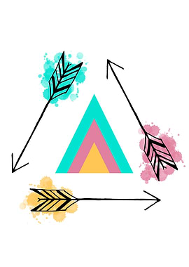 Three Arrows And Triangles