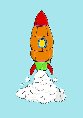 plush rocket toy