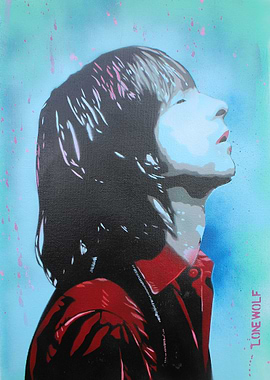 Gillespie Original Painting of Primal Screams Bobby Gil ...