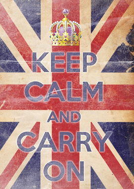 Keep Calm Vintage British