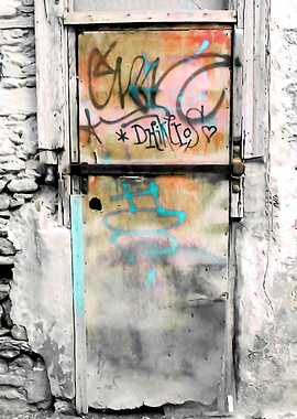Title: One door at Plaka, Athens. This photo was taken ...