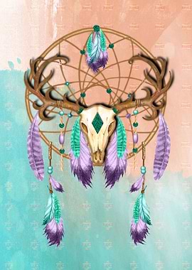 Dreamcatcher Skull