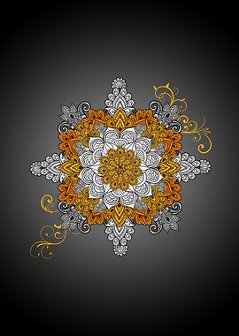 Mandala VI - Gold