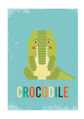 Retro Crocodile
