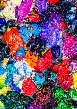 Colorful Artistic Palette