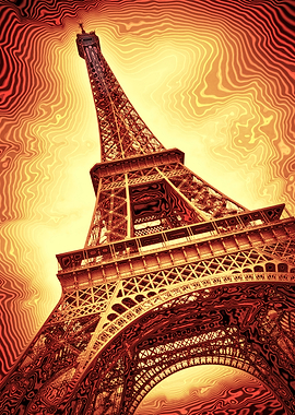 Modern Art Eiffel Tower