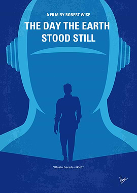 No514 My The Day the Earth Stood Still minimal movie po ...