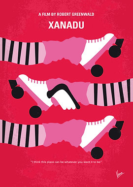 No516 My Xanadu minimal movie poster The story of a gi ...