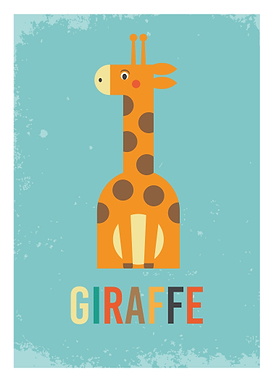 Retro Giraffe