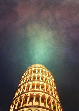 the tip of the tower