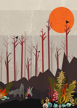 A lovely nature themed illustration :)