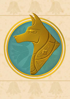 Anubis side portrait