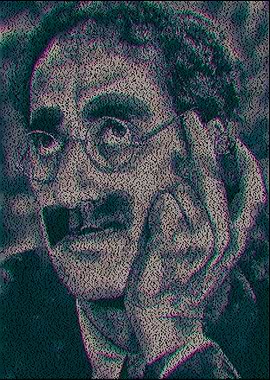 Groucho Marx: Duck Soup Screenplay Print. A typographic ...