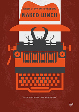 No534 My Naked Lunch minimal movie poster After develo ...