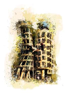Prague, Dancing House - wa