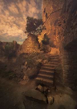Golden castle in Pocitelj, Bosna