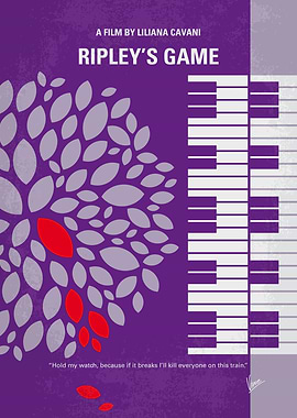 No546 My Ripleys Game minimal movie poster Tom Ripley ...