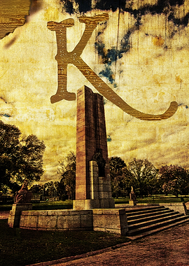 Grungy Melbourne Australia Alphabet Series - Letter 'K' ...
