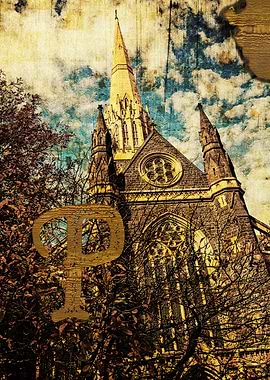 Grungy Melbourne Australia Alphabet Series - Letter 'P' ...