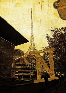 Grungy Melbourne Australia Alphabet Series - Letter 'N' ...