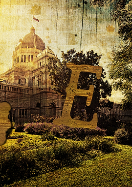 Grungy Melbourne Australia Alphabet Series - Letter 'E' ...