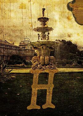 Grungy Melbourne Australia Alphabet Series - Letter 'H' ...