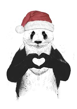Santa Panda